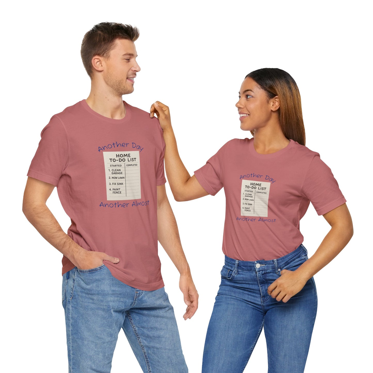 Unisex To-Do List Tee, Casual Motivation Shirt, Daily Reminder Top, Gift for Busy Days, Relaxed Fit Graphic Tee
