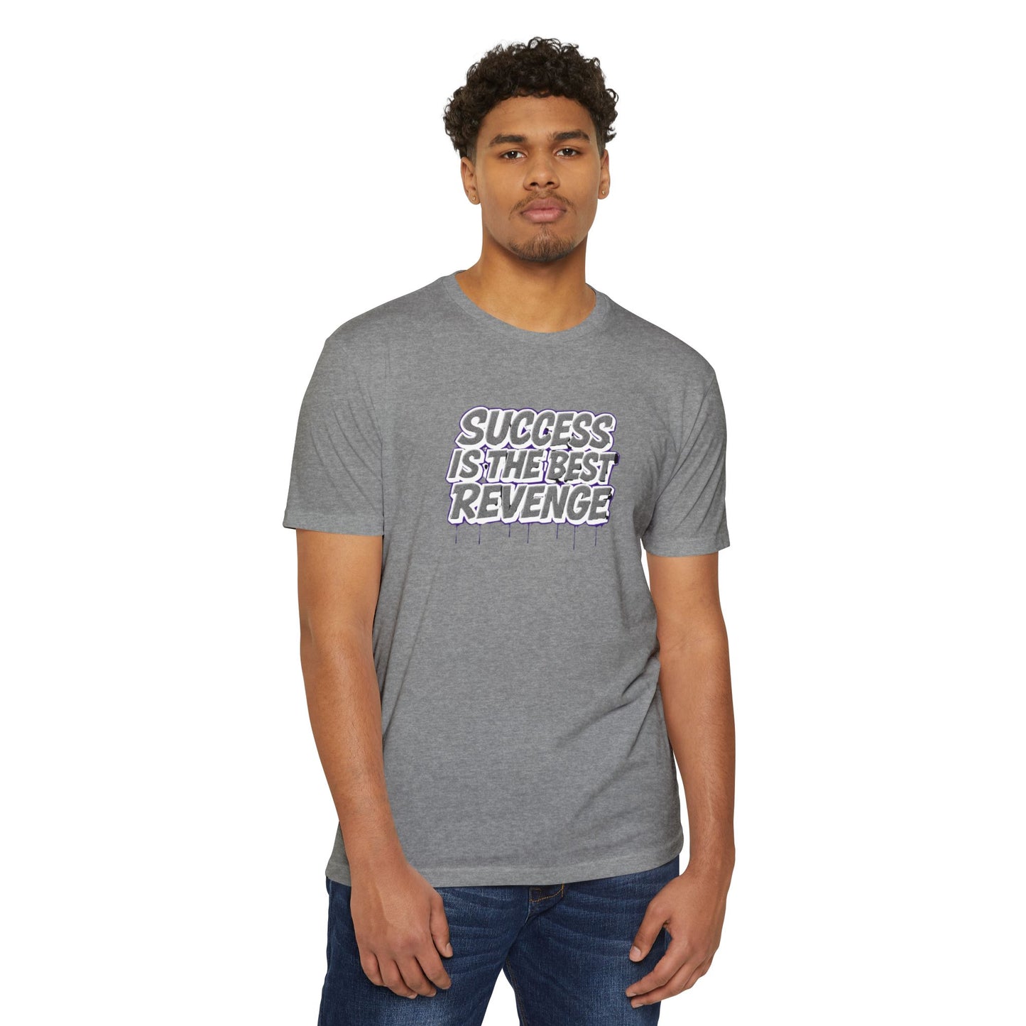 Unisex Motivational Success T-Shirt - Inspiring Graphic Tee, Trendy Casual Wear, Perfect Gift for Friends, Quote Shirt