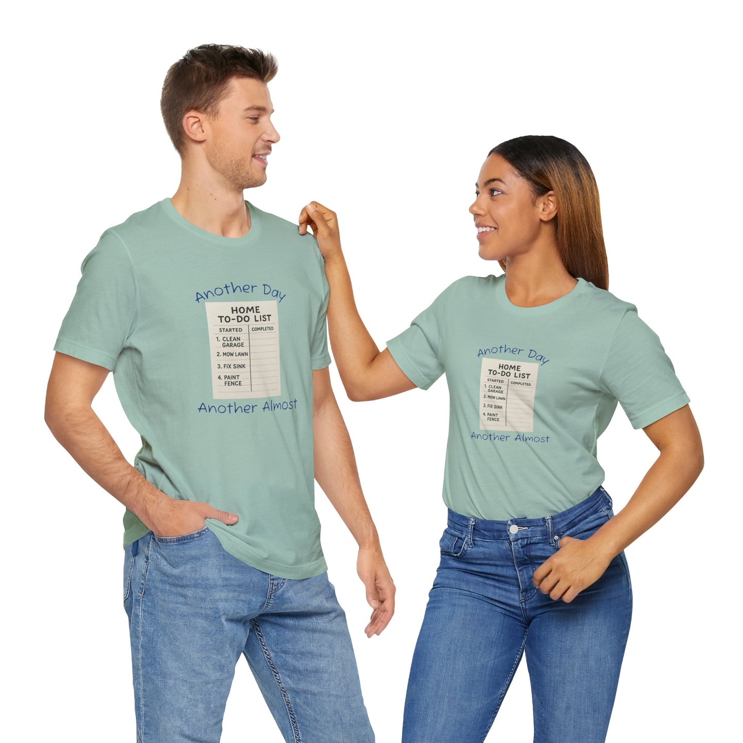 Unisex To-Do List Tee, Casual Motivation Shirt, Daily Reminder Top, Gift for Busy Days, Relaxed Fit Graphic Tee