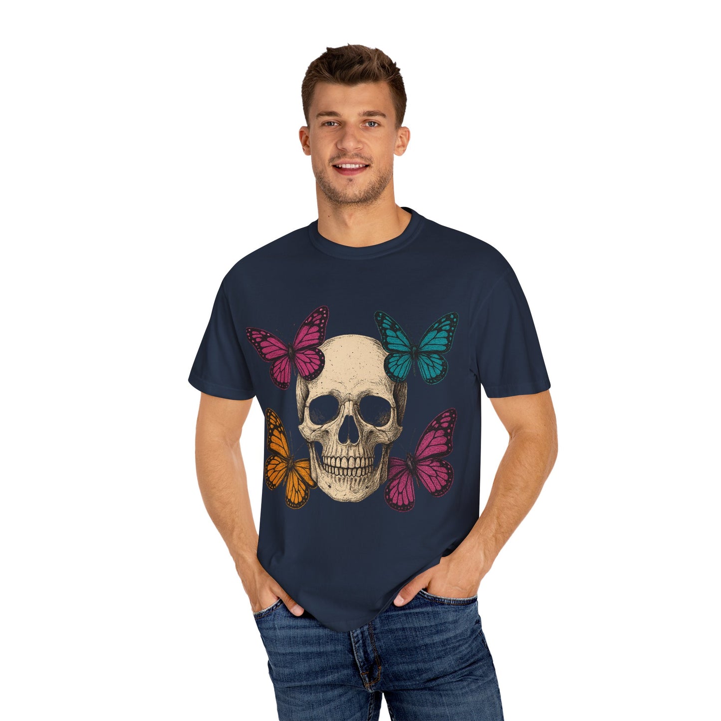 Skull and Butterfly T-Shirt