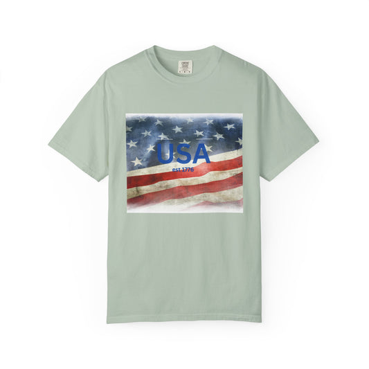 Vintage USA Graphic T-Shirt, Unisex Patriotic Tee, July 4th Shirt, Americana Apparel, Independence Day Gift, Casual Wear