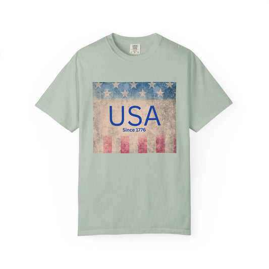 Vintage USA Graphic T-Shirt, Unisex Patriotic Tee, July 4th Shirt, Americana Apparel, Independence Day Gift, Casual Wear