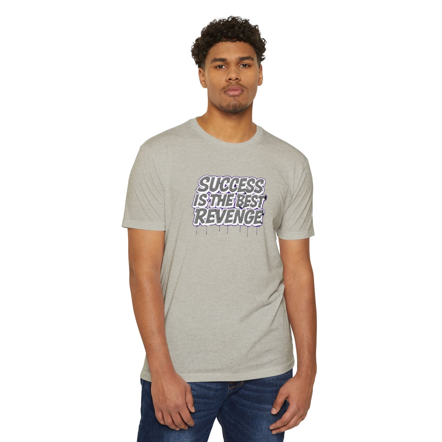 Unisex Motivational Success T-Shirt - Inspiring Graphic Tee, Trendy Casual Wear, Perfect Gift for Friends, Quote Shirt