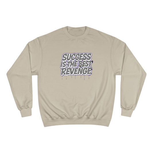 Champion Sweatshirt - "Success is the Best Revenge" Motivational Pullover, Gift for Graduates, Casual Wear, Cozy Layering, Empowering [...]