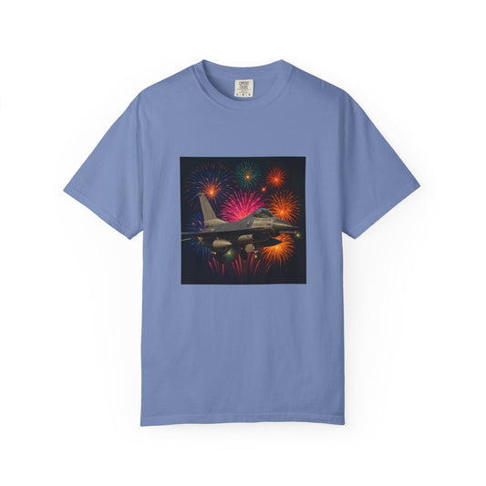 Fighter Jet Fireworks T-shirt, Airplane Tee, Gift for Aviation Lovers, Fourth of July Apparel, Unisex Graphic Shirt, Holiday [...]