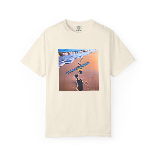 Beach Vibes T-Shirt: Comfortable Summer Wear, Eco-Friendly Gift, Casual Beach Day Attire, Vacation Tee, Walking on Sunshine Design