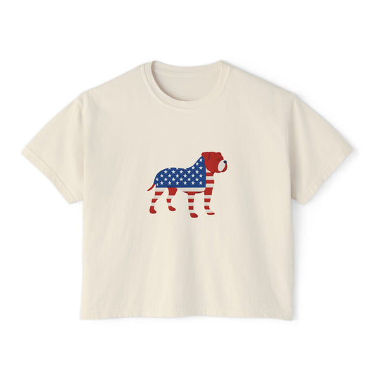 Women's Tee - American Bulldog Fourth of July Patriotic T-Shirt