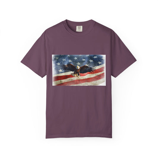 Patriotic Eagle T-shirt | USA Flag Shirt, Unisex Tee, Summer Fashion, Gift for Veterans, Fourth of July Decoration