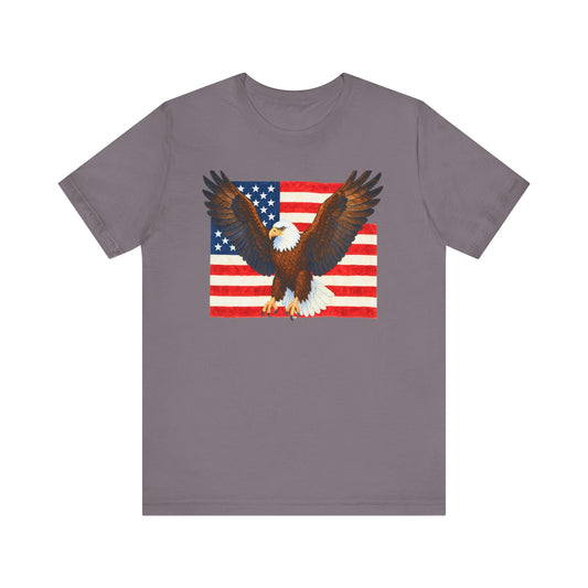 American Eagle Graphic Tee - Patriotic T-Shirt for Freedom Lovers, Independence Day Gift, Veteran's Day Shirt, USA Pride Apparel, [...]