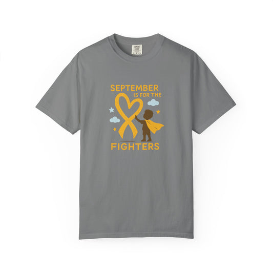 September Childhood Cancer Fighters T-Shirt, Unisex Awareness Tee, Support Cancer Fighters, Gift for Friends