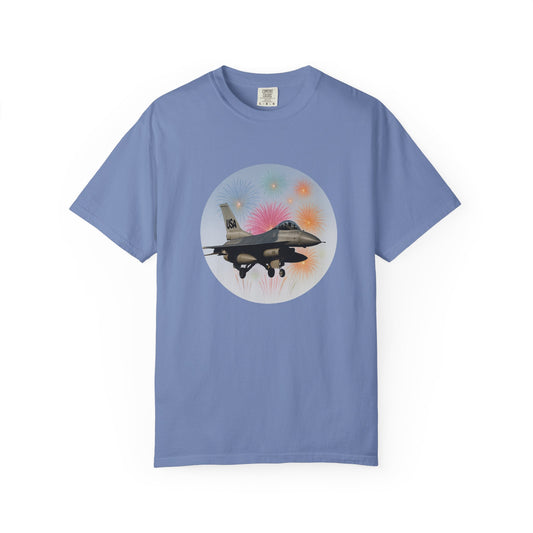 Aviation-Inspired Unisex Garment-Dyed T-shirt | Vintage Jet Graphic Tee, Unique Gift for Aviation Lovers, Casual Wear, Airshow Attire, [...]